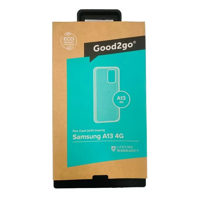 Good 2 Go Samsung A13 4G Flex Case with Inserts Clear