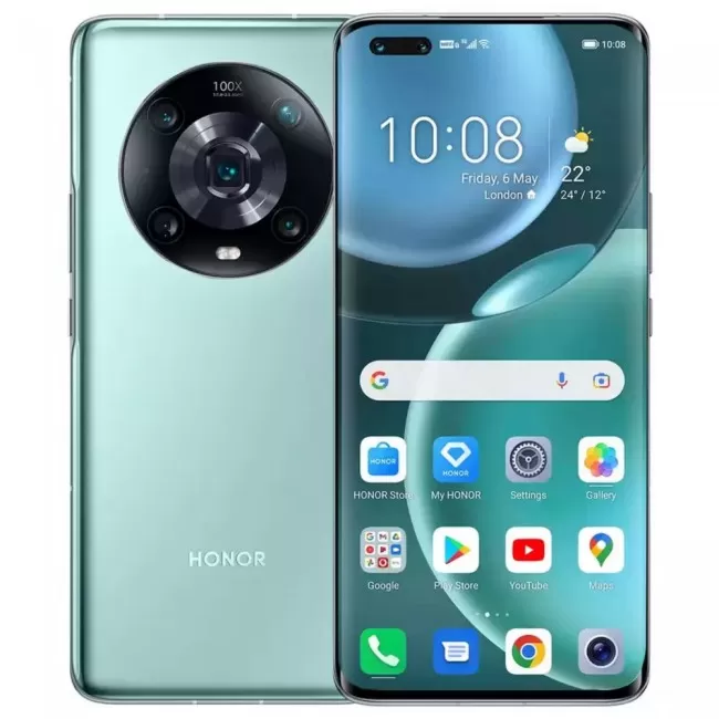 Buy Refurbished Honor Magic4 Pro 5G Dual Sim (256GB) in Cyan Buy Refurbished Honor Magic4 Pro 5G Dual Sim (256GB) in Cyan
