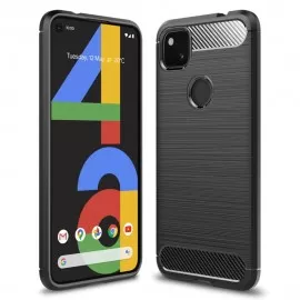 Brushed Black TPU Case For Google Pixel 4a
